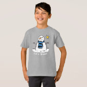 T-shirt Snowman avec message ! (Devant entier)