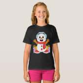 T-shirt Snowman Christmas Music (Devant entier)
