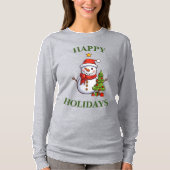 T-shirt Snowman et Noël (Devant)