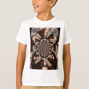 T-shirt Snowman Extraordinaire Kaleidoscope Motif Art Desi