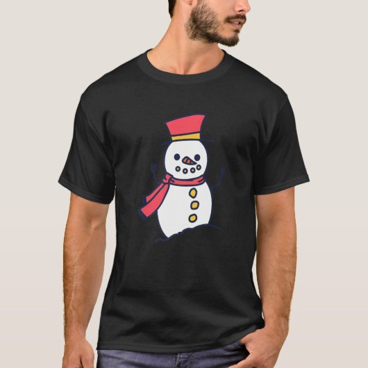 T-shirt Snowman fun christmas (Devant)