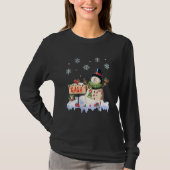T-shirt Snowman Gaga congeler Noël fête Noël Noël Noël Noë (Devant)