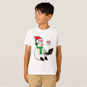 T-shirt Snowman Hacker Ho Ho Code Christmas Tee (Devant entier)