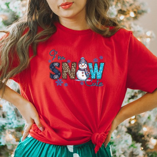 T-shirt Snowman hiver mignon