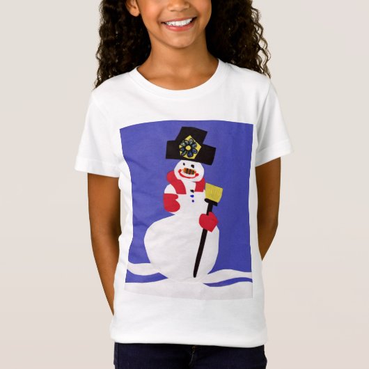 T-Shirt Snowman par VictoriaShaylee (Devant)