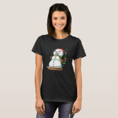 T-shirt Snowman Rocking (Devant entier)
