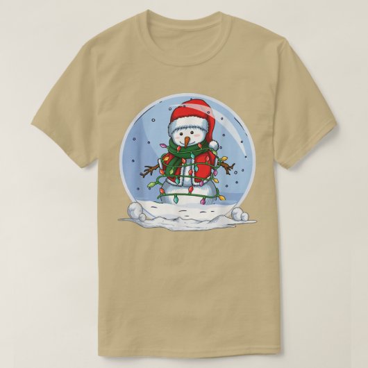 T-shirt Snowman Snow Gl (Design devant)
