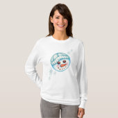 T-shirt Snowman Snowflake (Devant entier)