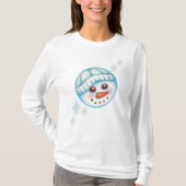 T-shirt Snowman Snowflake (Devant)