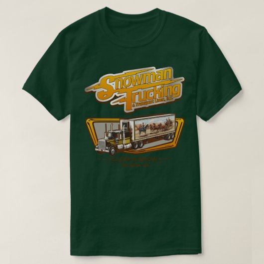 T-SHIRT SNOWMAN TRUCKING INC (Design devant)