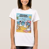T-shirt Snowmen Beach Bash (Devant)