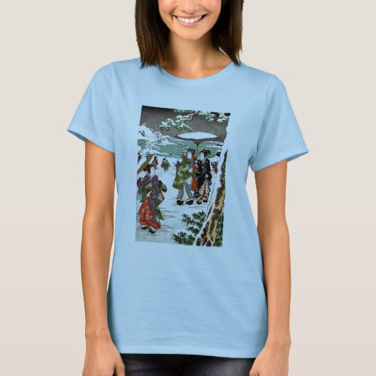T-shirt Snowscape japonais (Devant)