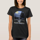 T-shirt Snowy Dreams et Moonbeams Retro Sunset (Devant)