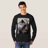 T-shirt snowy peak mountain Cherry Blossom Awesome Japan (Devant entier)