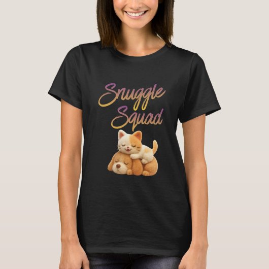 T-shirt Snuggle Squad  (Devant)