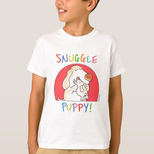 T-shirt SNUGLE PUPPY ! par Sandra Boynton (Devant)