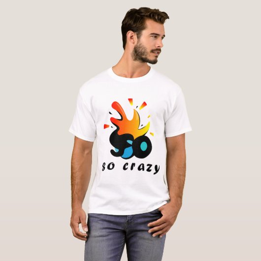 T-shirt So Crazy Splash (Devant entier)