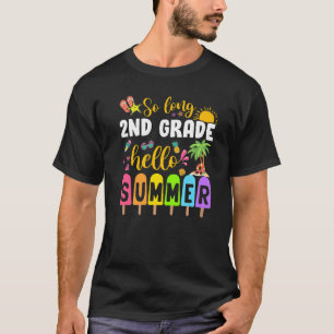 T-shirt So Long 2e année Bonjour été Popsicle glace crème