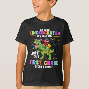 T-shirt So Long Kindergarten Graduation Cl 2023 Dinosaur K