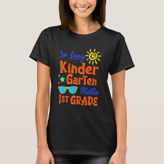 T-shirt So Long Kindergarten Hello 1ère année Enseignant S (Devant)