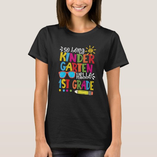 T-shirt So Long Kindergarten Hello 1ère année Stitude ense (Devant)