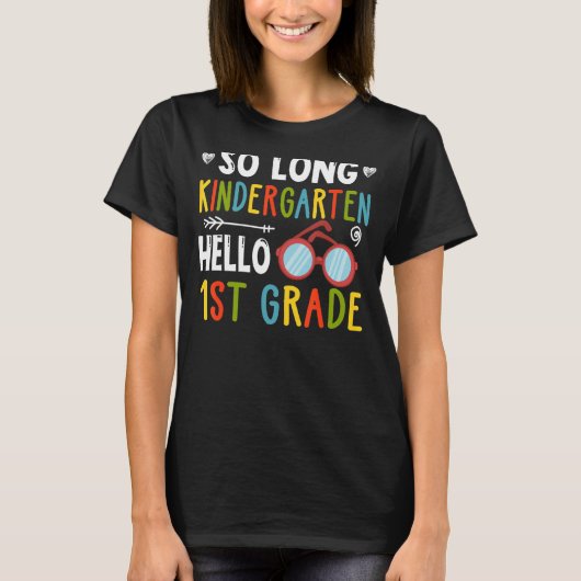 T-shirt So Long Kindergarten Hello 1ère année Stitude ense (Devant)