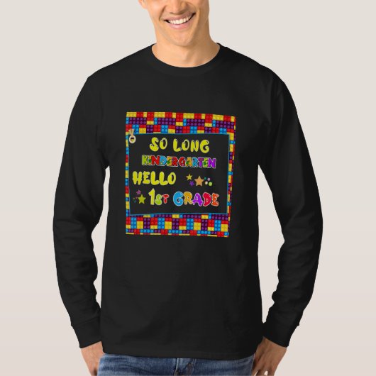 T-shirt So Long Kindergarten Hello 1ère année Stitude ense (Devant)