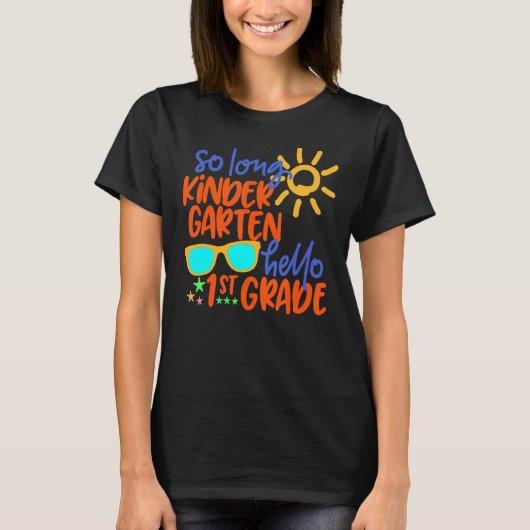 T-shirt So Long Kindergarten Hello 1ère année Stitude ense (Devant)