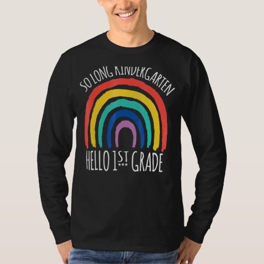 T-shirt So Long Kindergarten Hello Été Enseignant Étudiant (Devant)