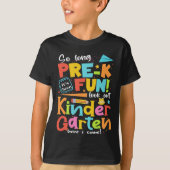 T-shirt So Long Pre K Kindergarten Here I Come Graduation  (Devant)