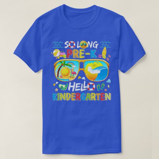 T-shirt So Long Prek Hello Kindergarten Prek Graduation Sc (Design devant)