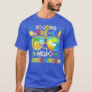 T-shirt So Long Prek Hello Kindergarten Prek Graduation Sc
