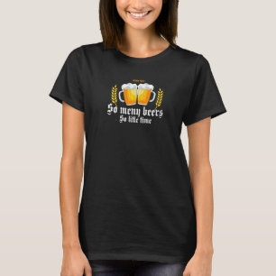 T-shirt So Meny Beers Fest Nourriture Ivre Bavarois Grantl