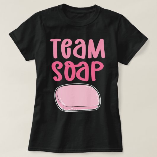 T-shirt Soap d'équipe. Saponification de la Cuisine de sav (Design devant)