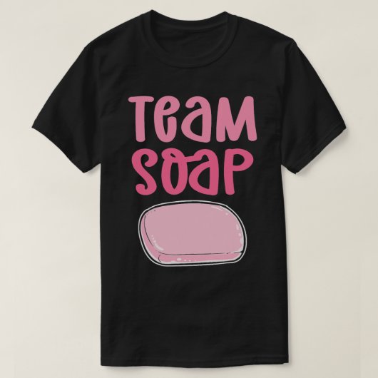 T-shirt Soap d'équipe. Saponification de la Cuisine de sav (Design devant)