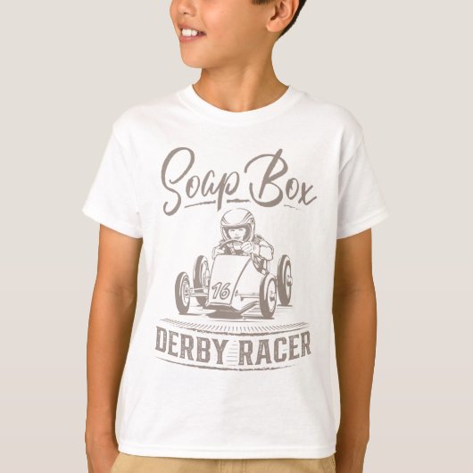 T-shirt Soapbox Derby Racing  - Soap box Racing (Devant)