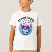 T-shirt Soaperstar Funny Superstar Soap Pun (Devant)