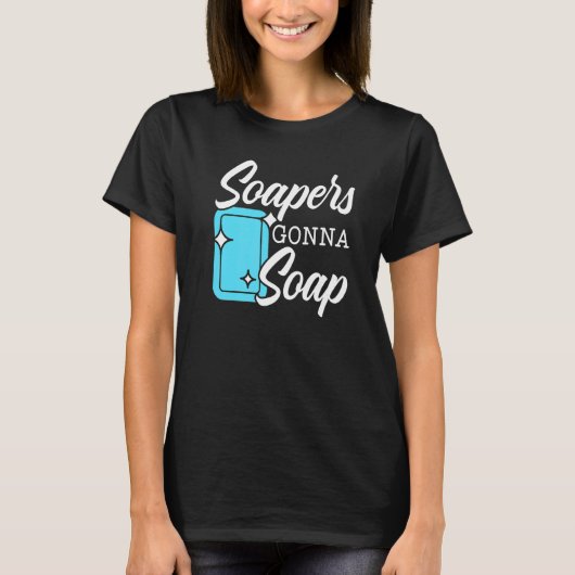 T-shirt Soaponification Boss Soap Soap Geek Soap M (Devant)