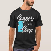T-shirt Soaponification Boss Soap Soap Geek Soap M (Devant)