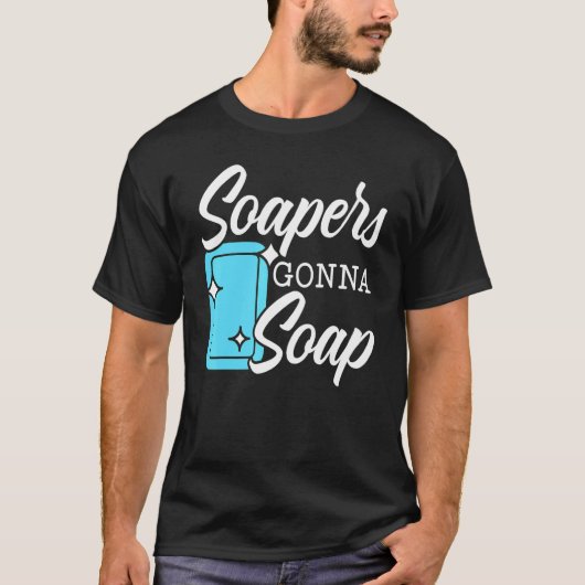 T-shirt Soaponification Boss Soap Soap Geek Soap M (Devant)