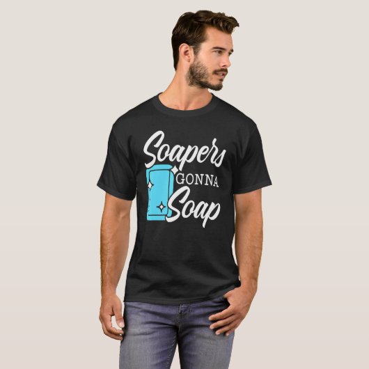 T-shirt Soaponification Boss Soap Soap Geek Soap M (Devant entier)