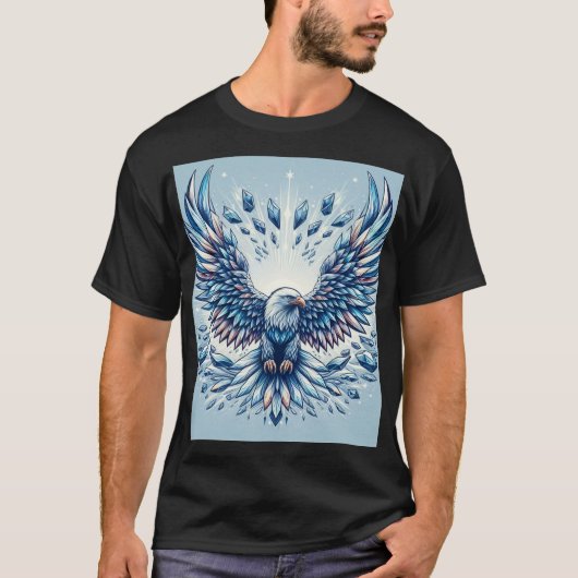 T-shirt "Soar de cristal" (Devant)