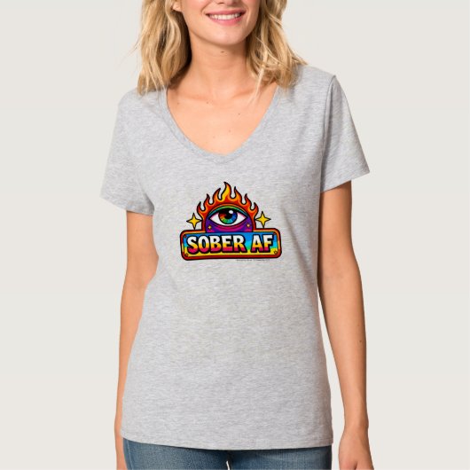 T-shirt Sober AF -  (Devant)