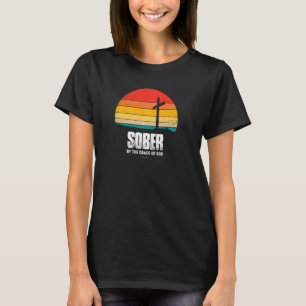 T-shirt Sober Par La Grâce De Dieu Comme Un Chrétien De Ré
