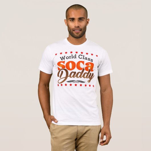 T-shirt Soca Daddy de classe mondiale (Devant entier)