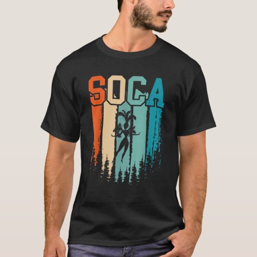 T-shirt Soca Retro Vintage (Devant)
