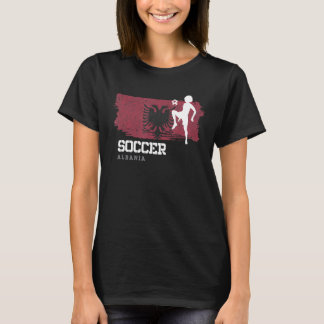 T-shirt Soccer Albanie Drapeau Football Femmes Football Fi