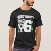 T-shirt Soccer Anniversaire - Enfant de 6 ans - 6e Anniver (Devant)