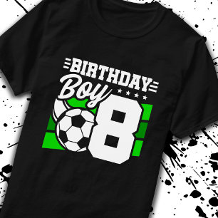 T-shirt Soccer Anniversaire - Garçon de 8 ans - 8e Anniver