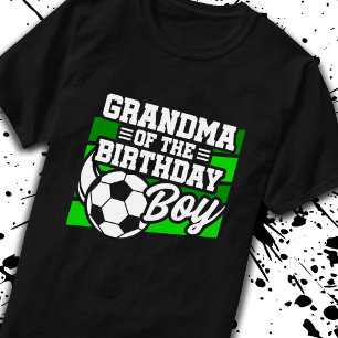 T-shirt Soccer Anniversaire Grand-mère - Garçons Football 